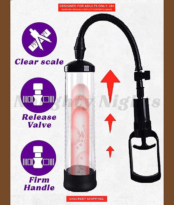 Manual Vacuum Penis Pump with Measurement Scale